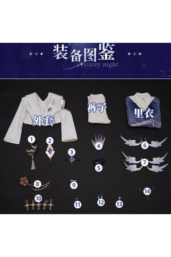 1/3 Delusion Honkai Star Rail Sunday The Secret of Glory Cosplay Costume